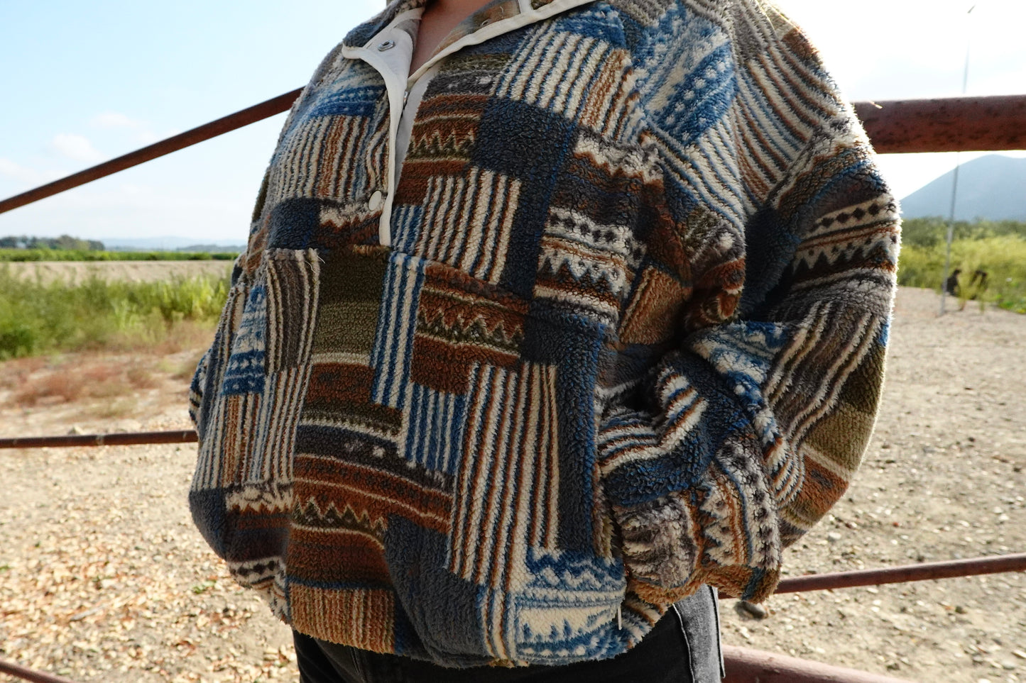 Retro Quarter Snap Pullover