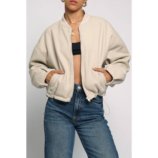 Fleece Bomber Jacket