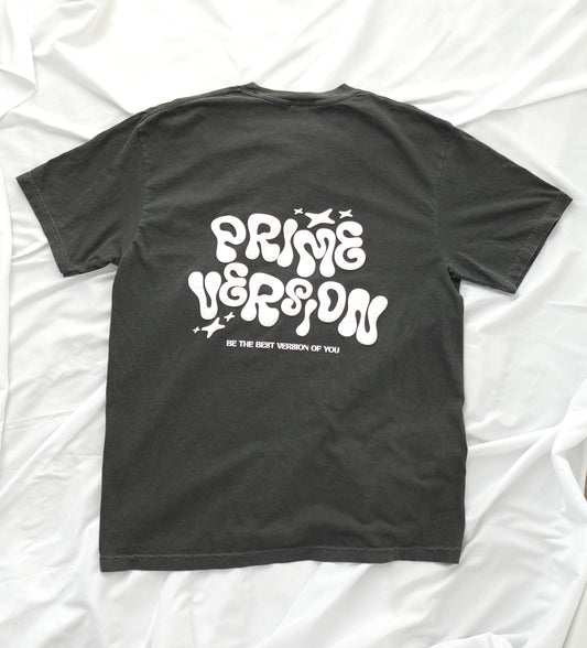 "Prime Version" Graphite Tee