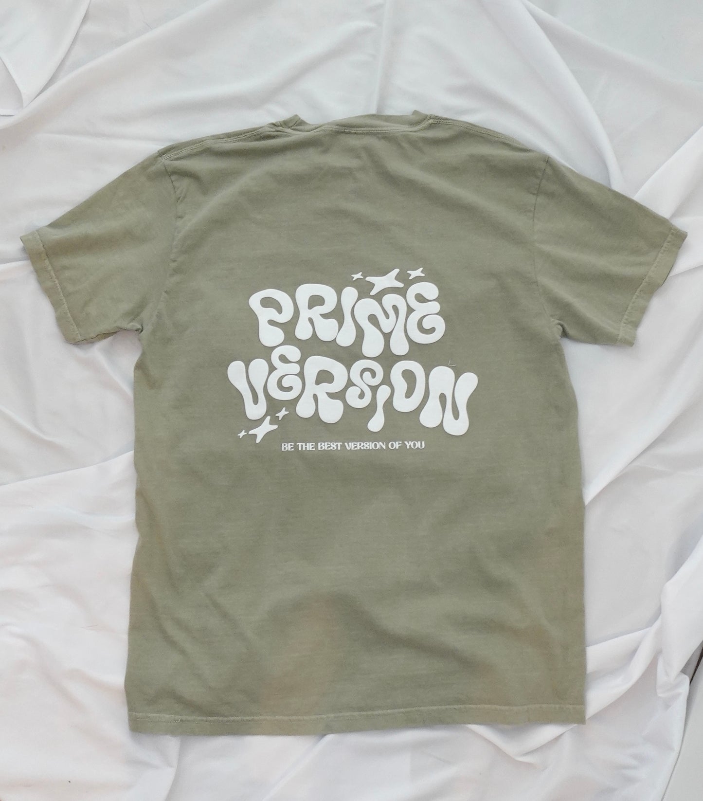 "Prime Version" Light Sage Tee