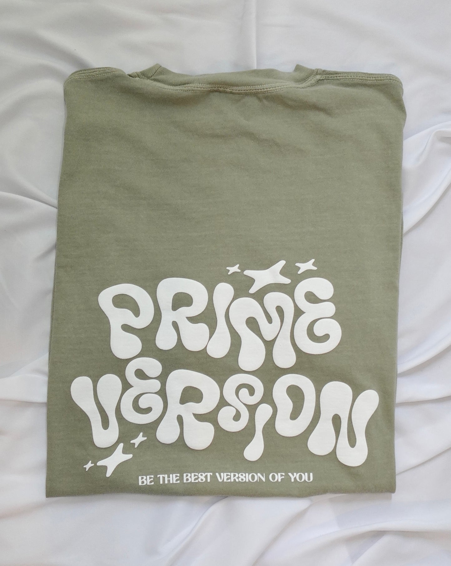 "Prime Version" Light Sage Tee