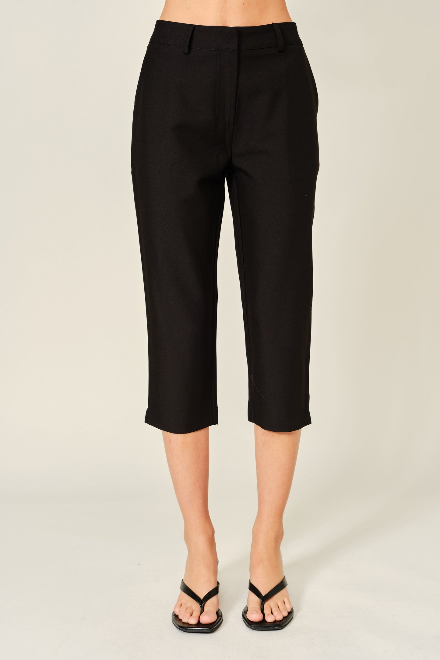woven capri pants