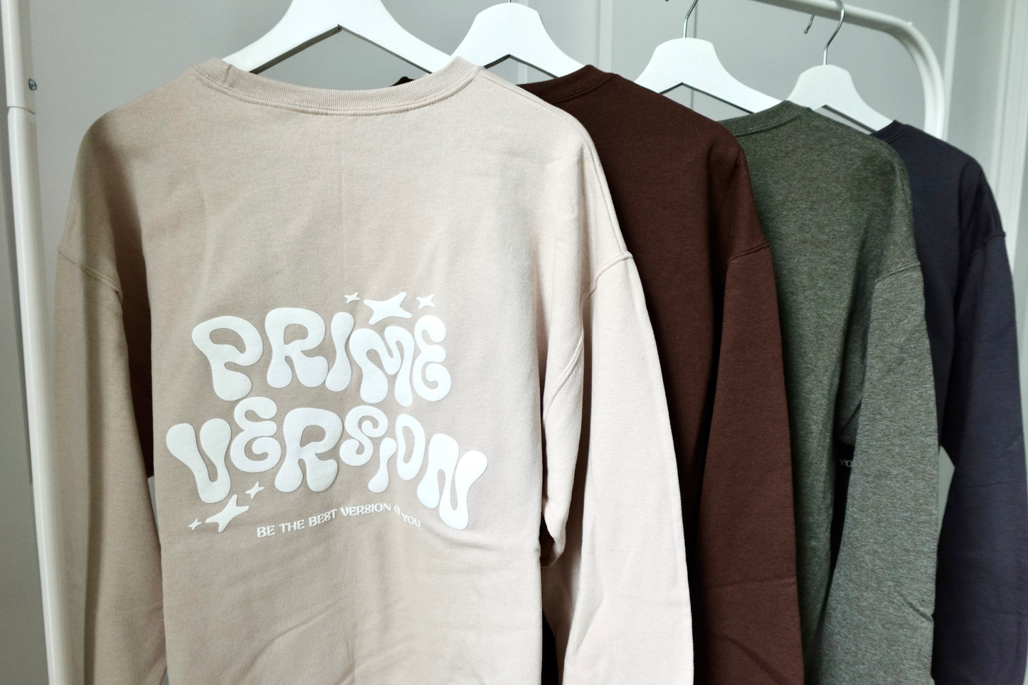 "Prime Version" Espresso Crewneck