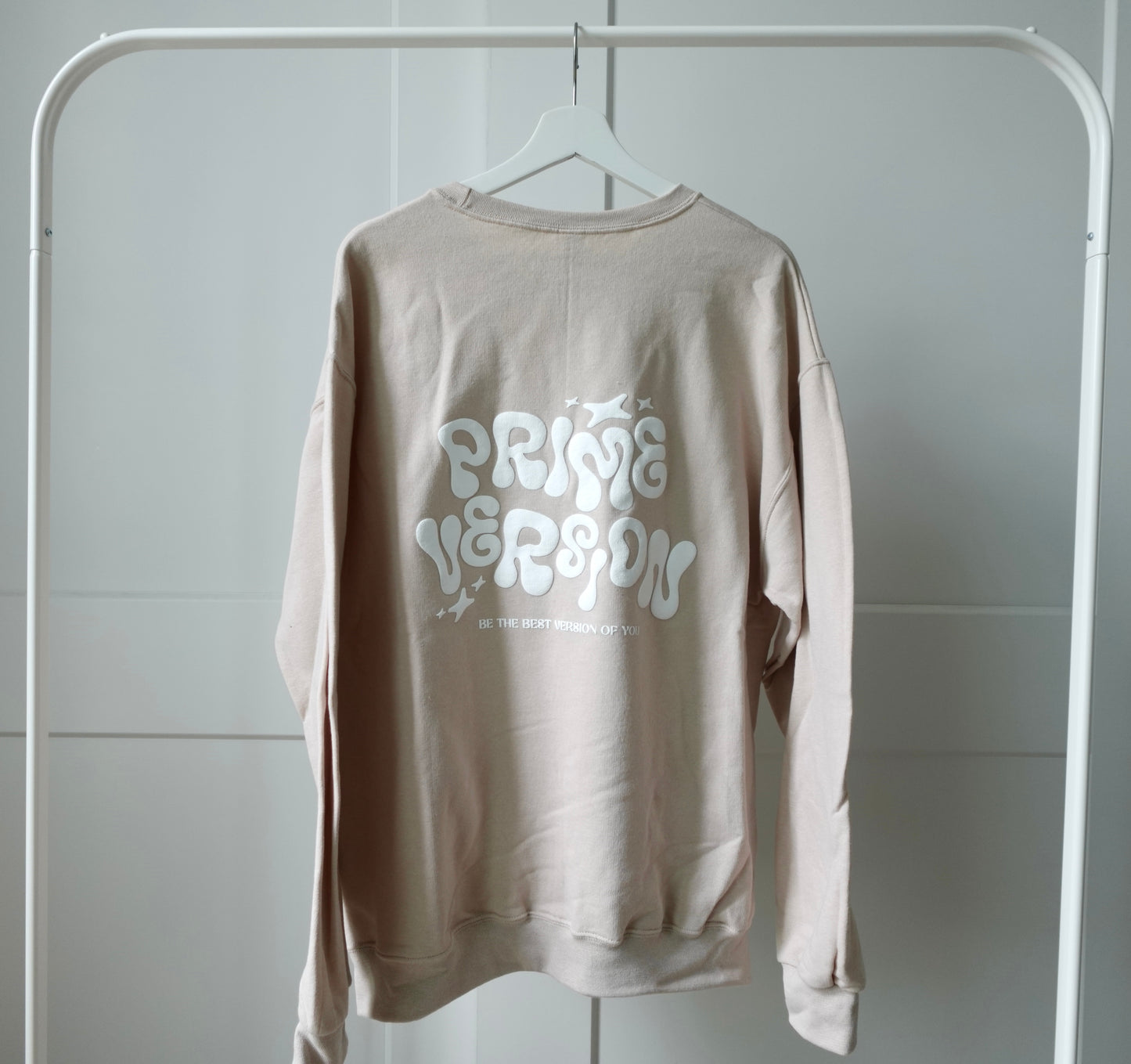 "Prime Version" Oat Crewneck