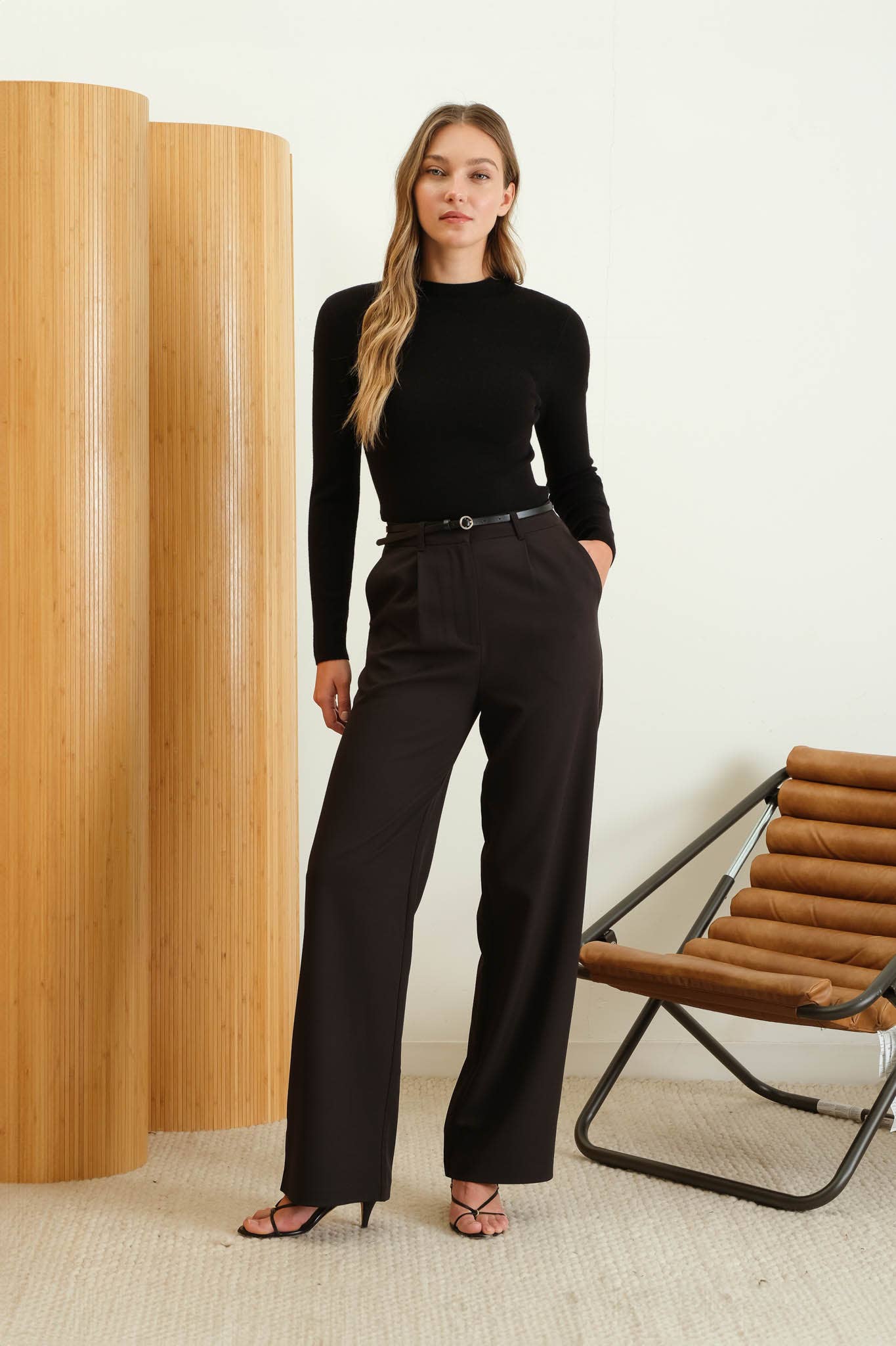 Mock Neck Knit Longsleeve